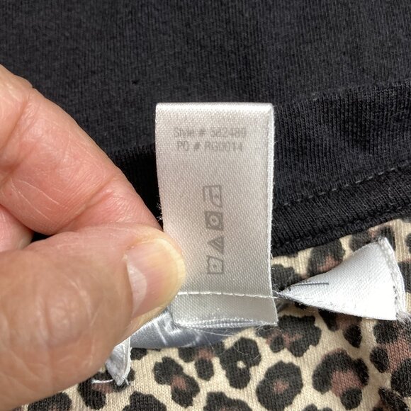 Rene Rofe Cotton Sleepshirt Pajamas, Sz Small, Black w "I Love Cat Naps" Graphic - Picture 8 of 8